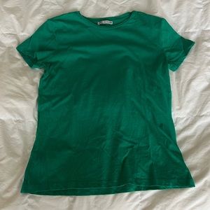 Zara Emerald Green Baby Tee